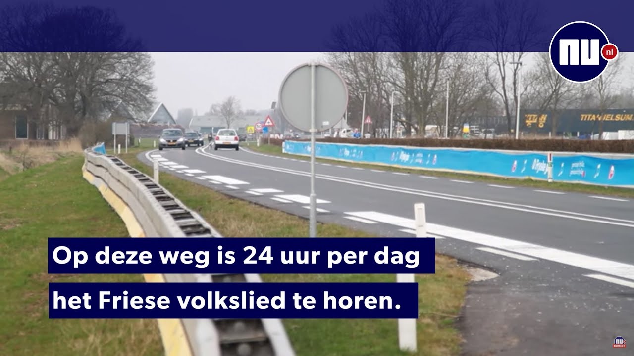 Zingende weg zorgt voor onrust in Friesland