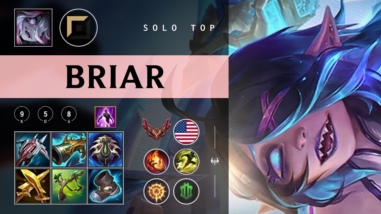 Briar Top vs Cho'Gath - NA Grandmaster Patch 26.04