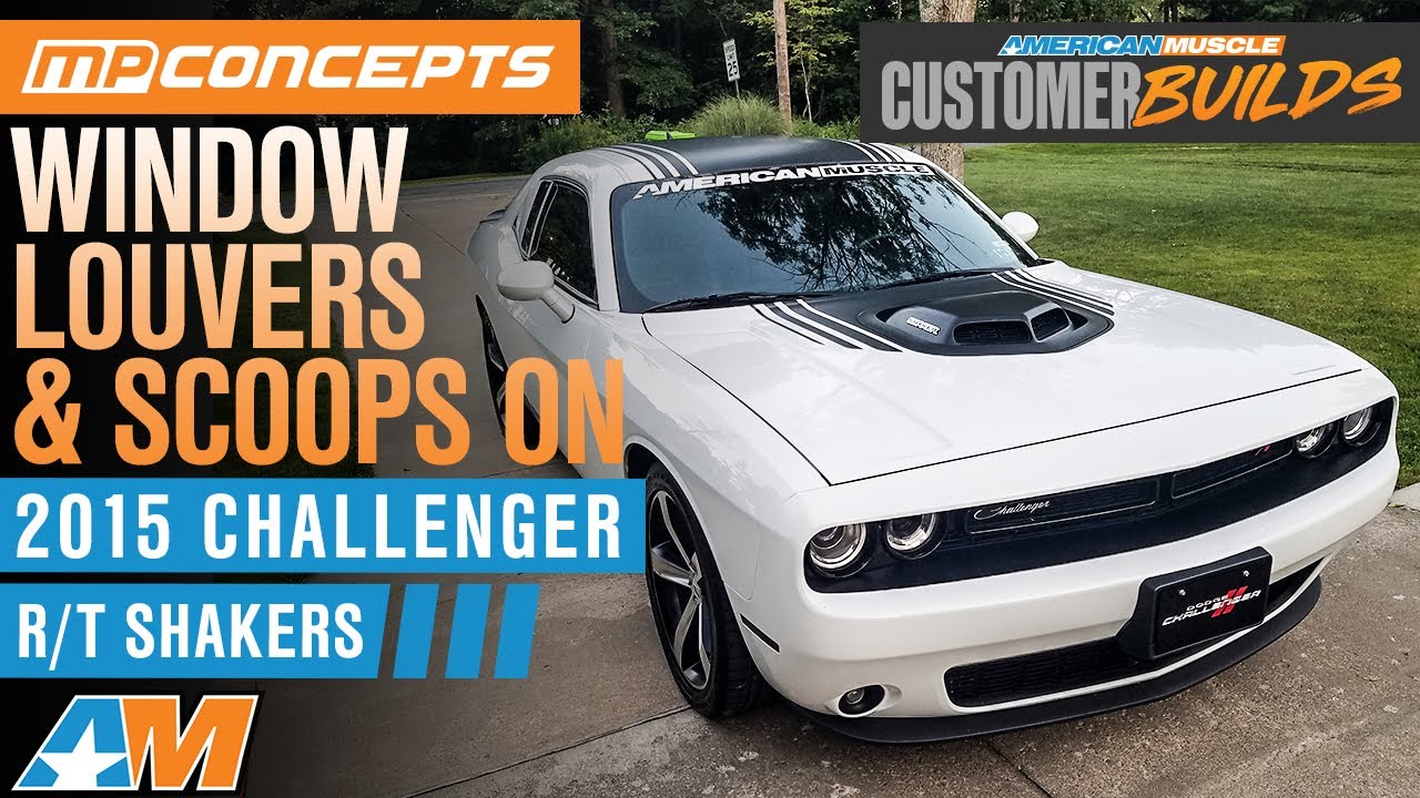2015 Challenger R/T Shaker with MP Concepts Window Louvers & Scoops | AmericanMuscle Customer Builds