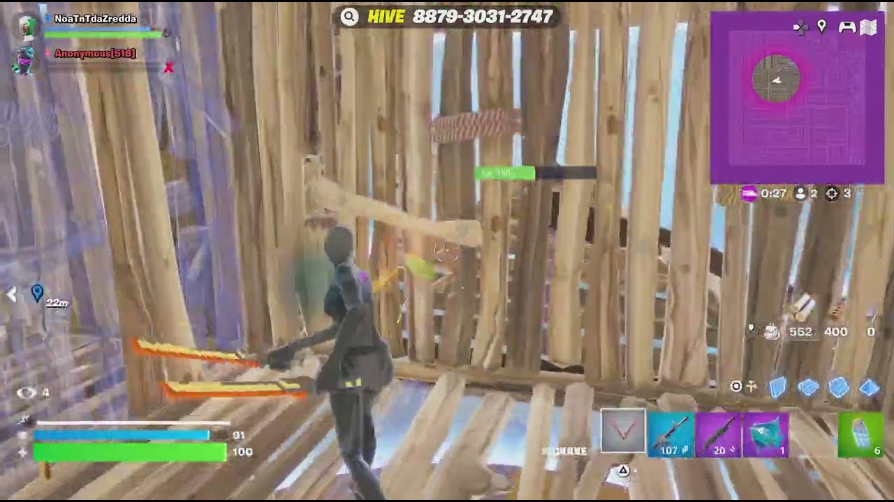 Fortnite 4v4 box PvP part 8