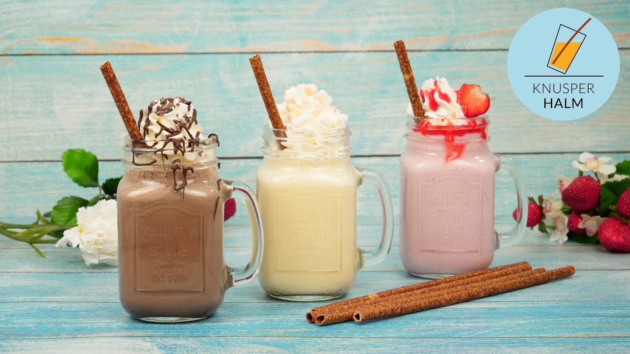 Milchshake Rezept - Drei Varianten