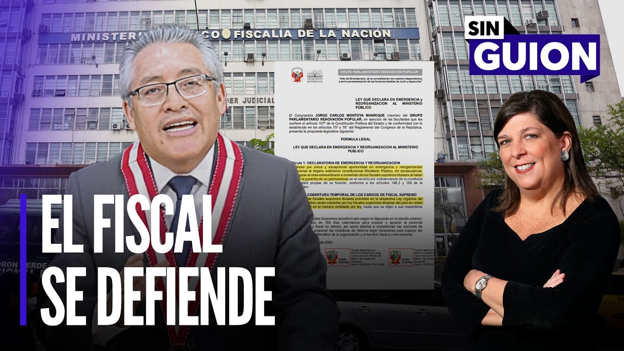 El fiscal se defiende | Sin Guion con Rosa María Palacios