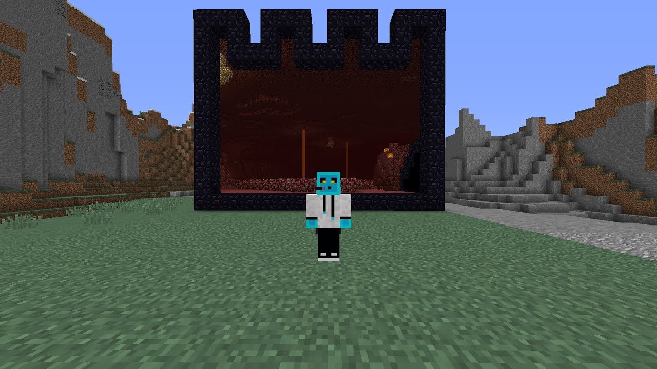Minecraft Better Portals Mod - Portalların İçi Gözüküyor