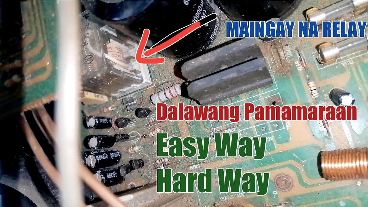 Maingay na relay pano ayusin sa dalawang pamamaraan