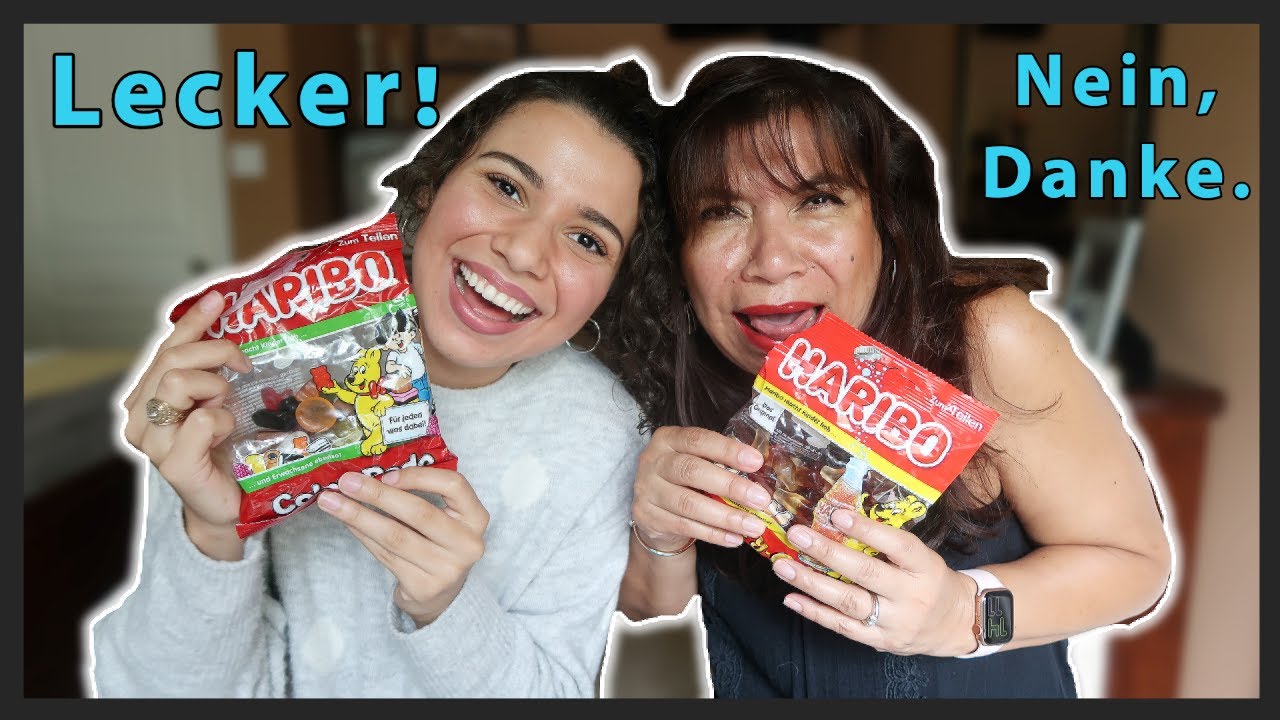 American mom tries German HARIBO!