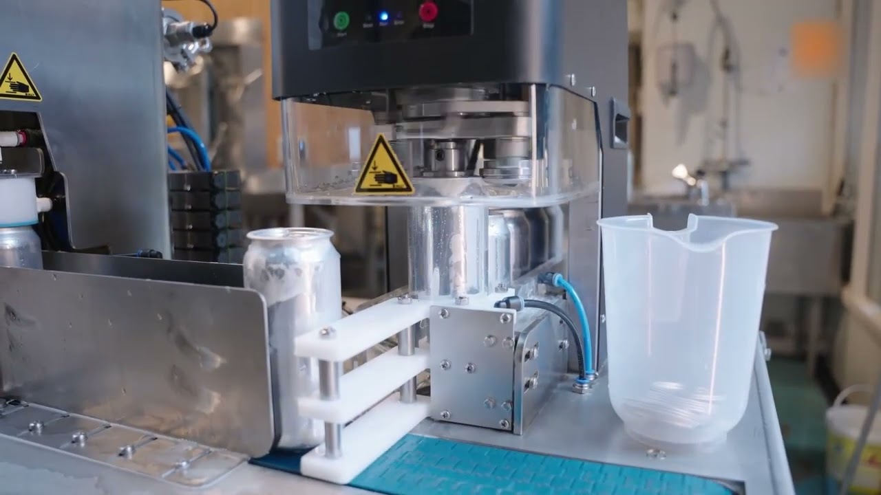 ACL-4H700 : Automatic 4-head Counter-Pressure Can Filling and Seaming Line &ndash; 700 cans per hour