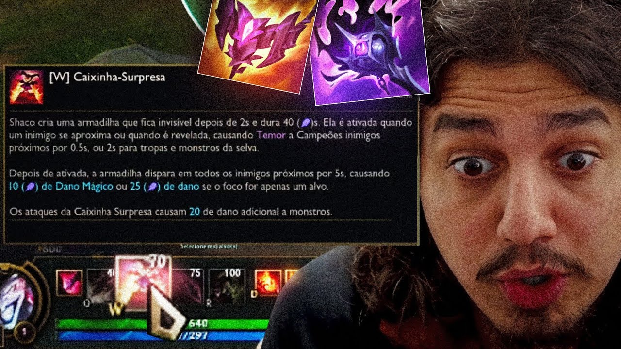 TESTEI O SHACO AP NA NOVA JUNGLE