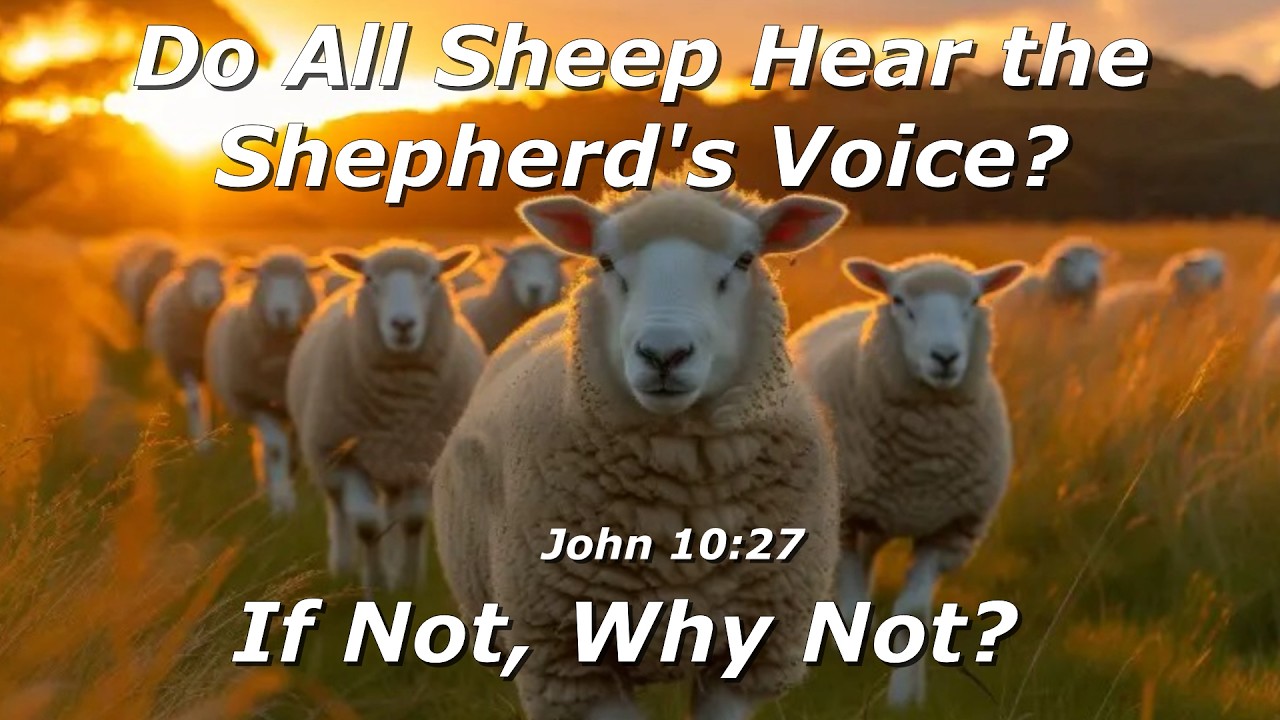 ONLY CHRIST’S SHEEP CAN HEAR THE SHEPHERD