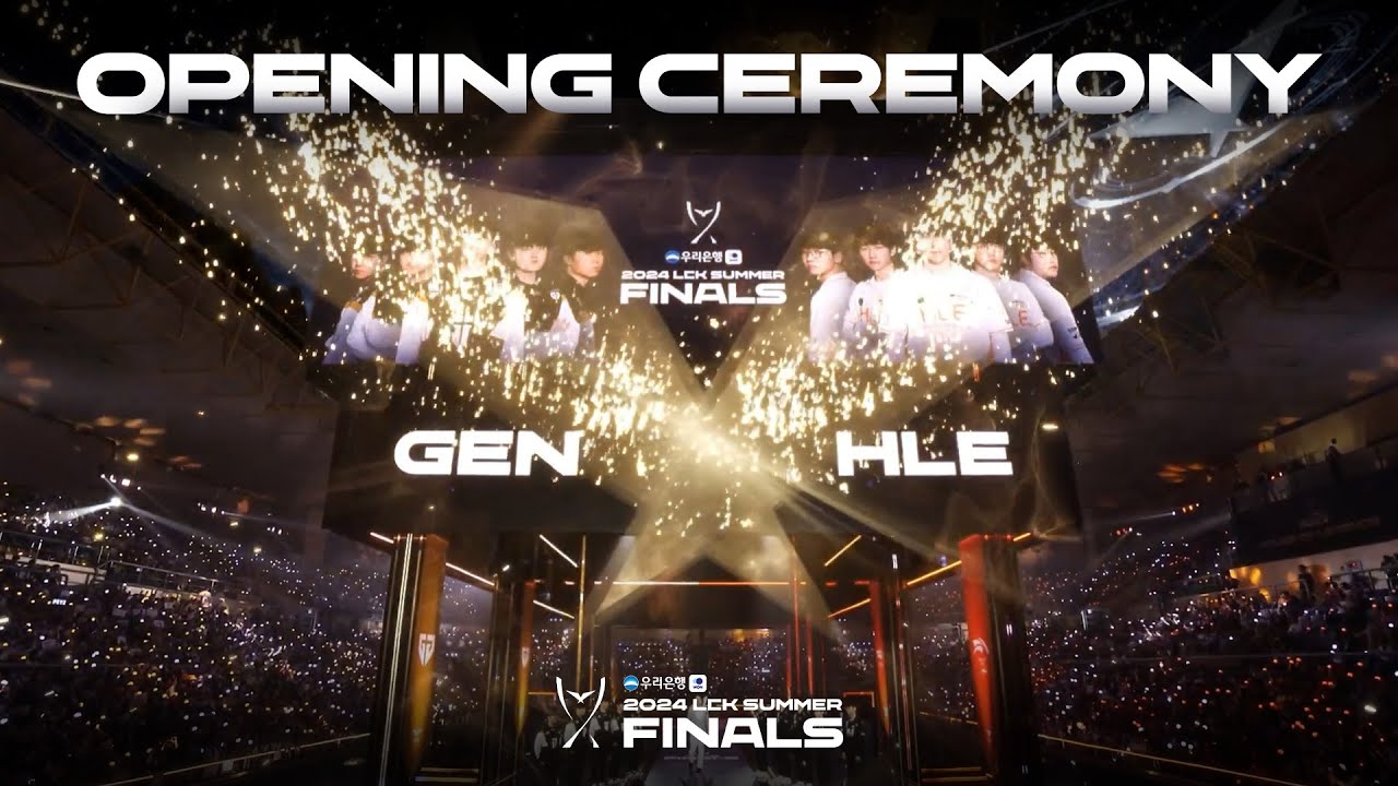 우리은행 2024 LCK 서머 결승전 오프닝 세레모니