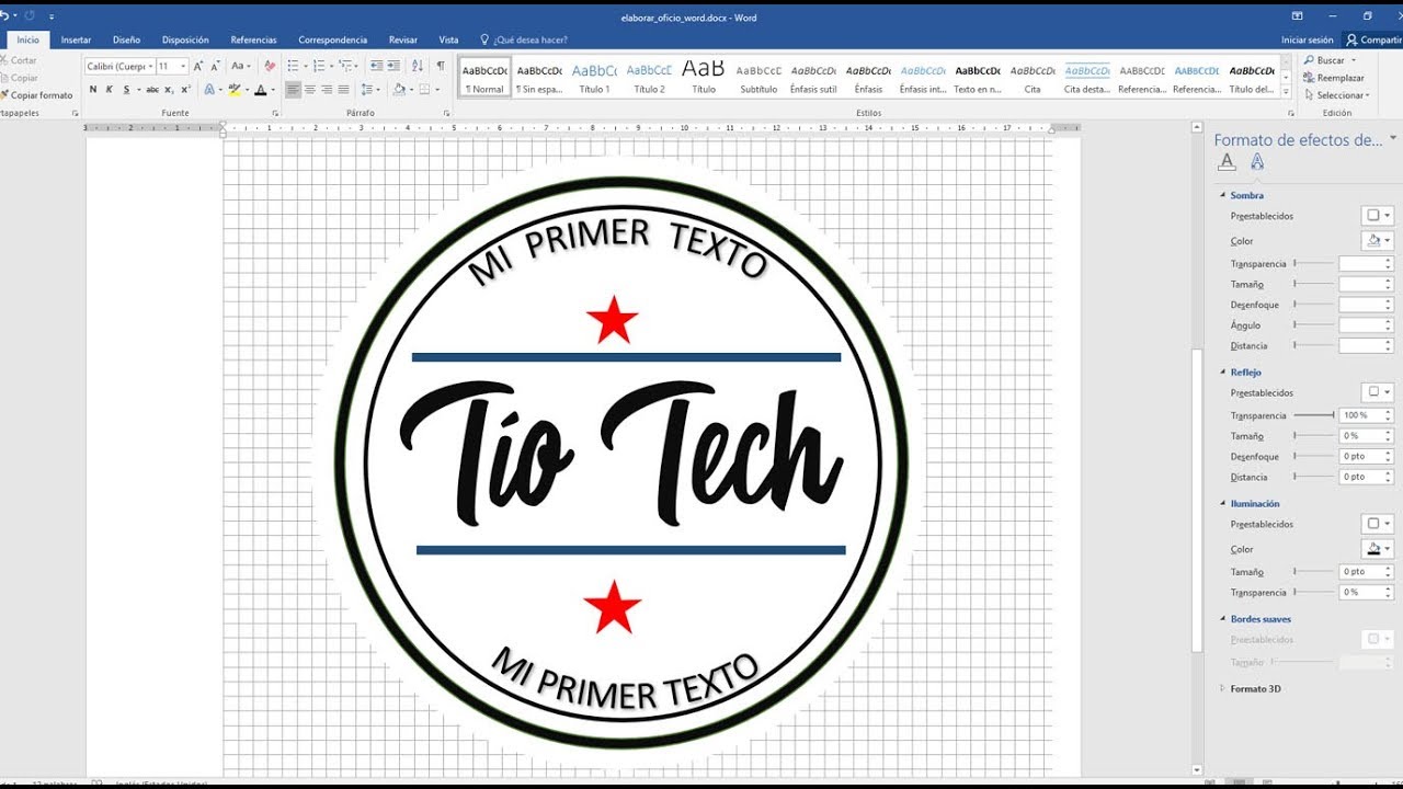 Cómo hacer un logo en Word