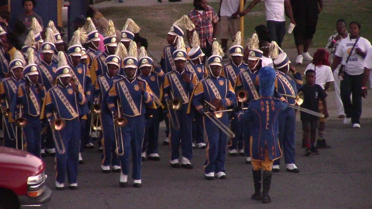 Carroll High School Homecoming Game -  The Band Enters! - 2016-2017