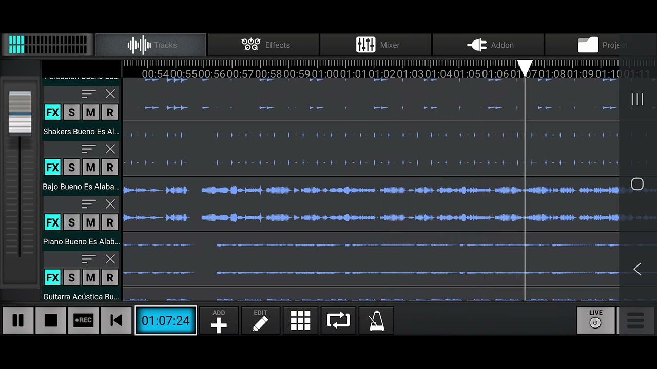Multitrack Bueno es alabar al Señor Danilo Montero.