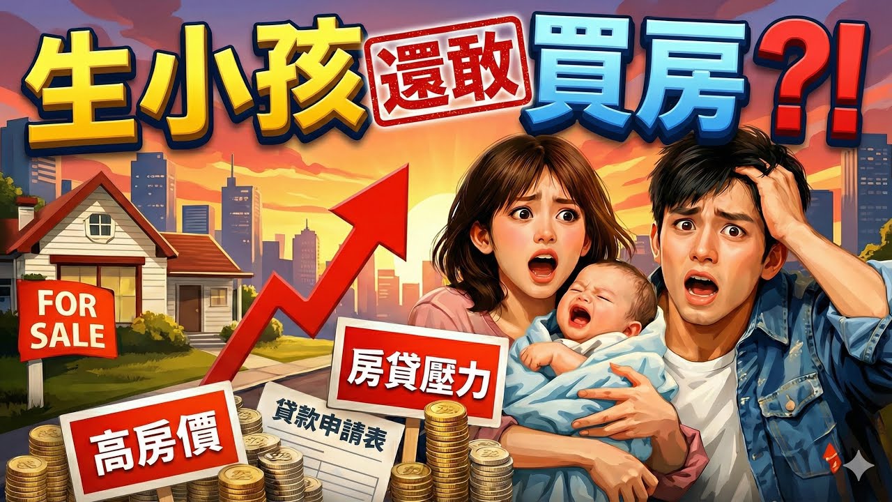 現代人真的被逼到——買房 vs. 生小孩只能二選一嗎？