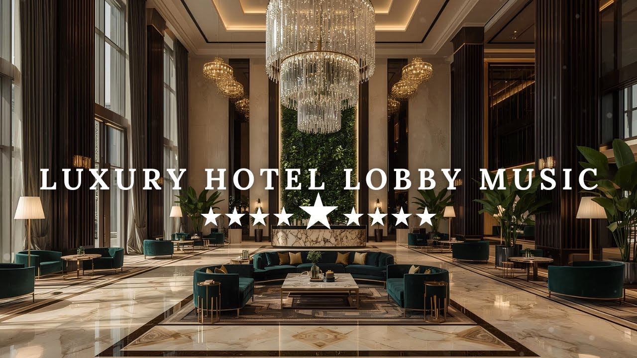 Luxury Hotel Lobby Music ✨ Elegant Jazz Background for Relaxation & Focus