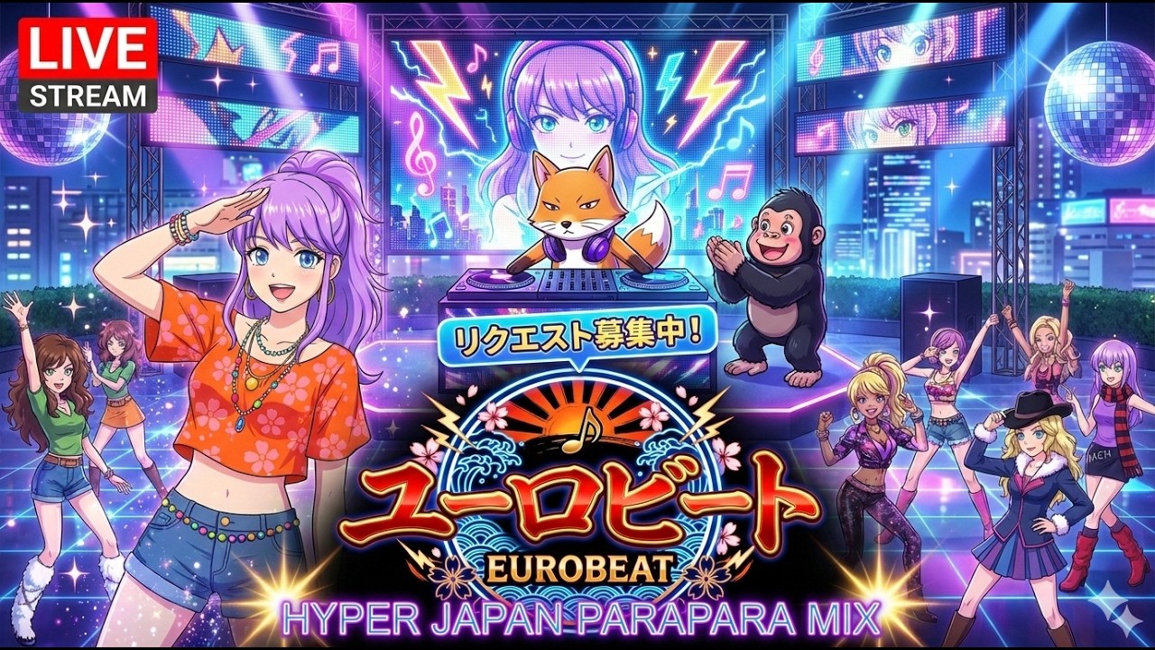 【ユーロビート】EUROBEAT DJ Kenichi Hyper Japan ParaPara Mix【パラパラ】
