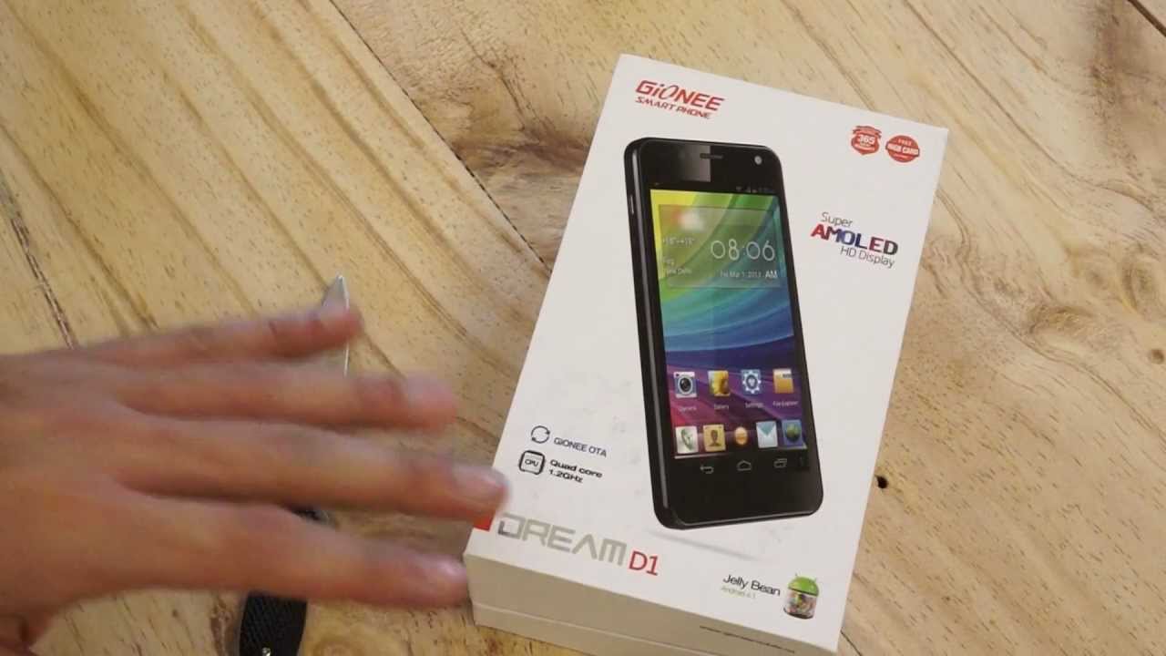 Gionee Dream D1 Unboxing and hands on - Super Amoled HD Quad Core - iGyaan