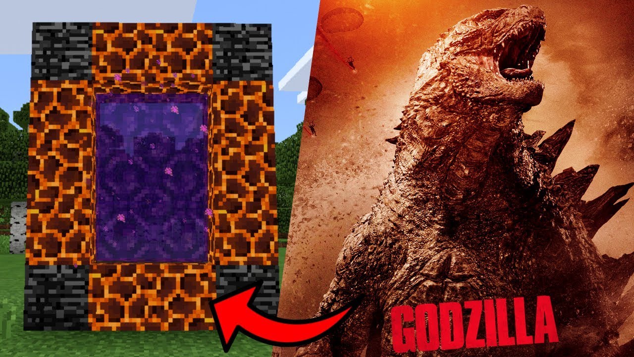 MCPE: How To Make a PORTAL to the GODZILLA DIMENSION