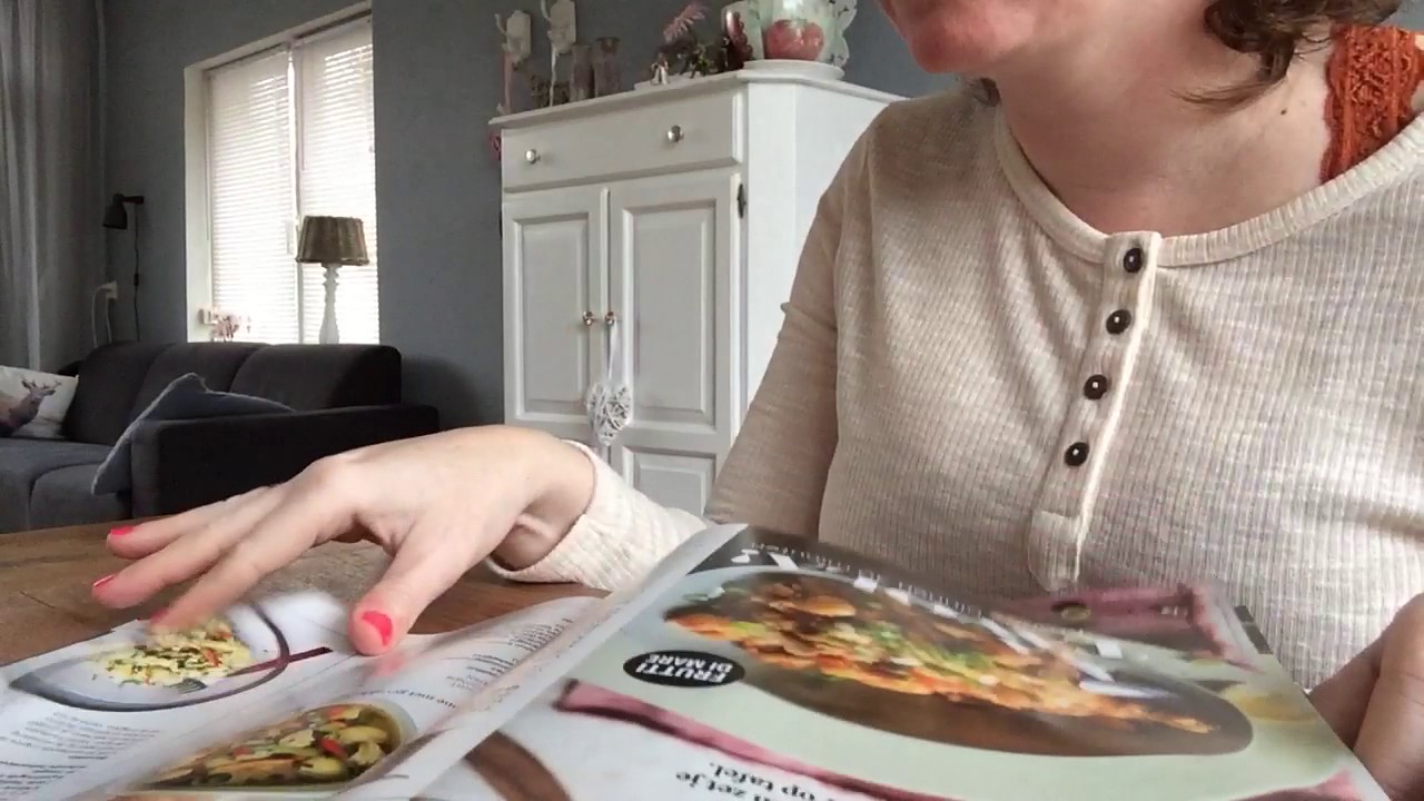 ASMR fast page turning through magazines
