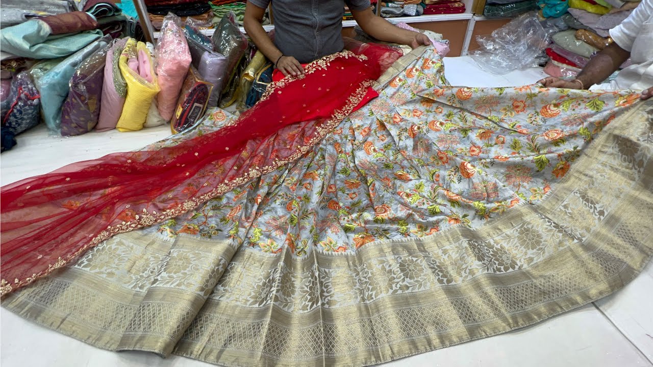 Chickpet Bangalore wholesale Lehangas||Traditional & bridal Lehangas||Single piece courier available