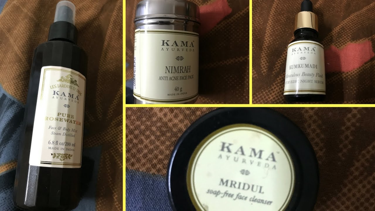 Kama Ayurveda skincare routine.||morning and nighttime skincare|| Ayushi .!!