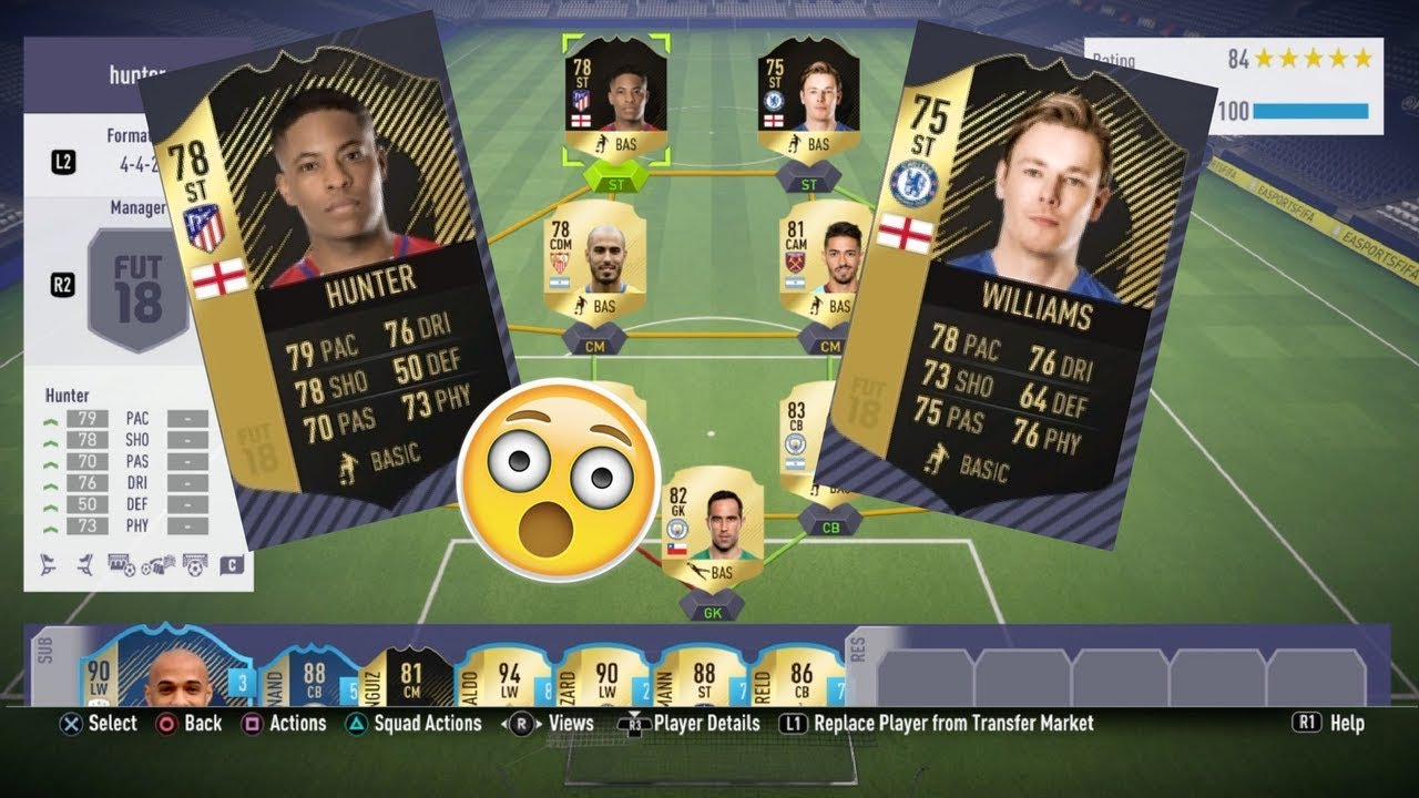 Alex Hunter's FIFA 18 CARD - Stats | The Journey Rewards FIFA Ultimate Team