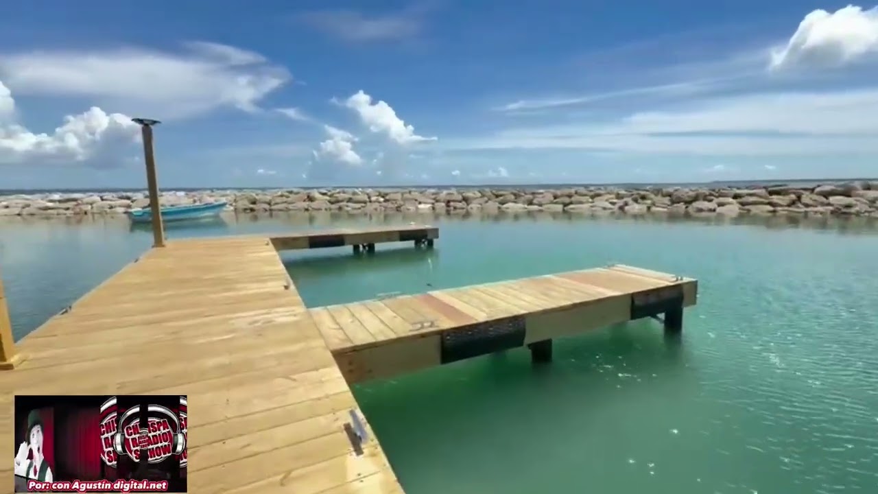 INAUGURAN NUEVO MUELLE EN CALETA  TURY REYES ALCALDE DISTRITO CALETA  CHISPA NRADIOM SHOW