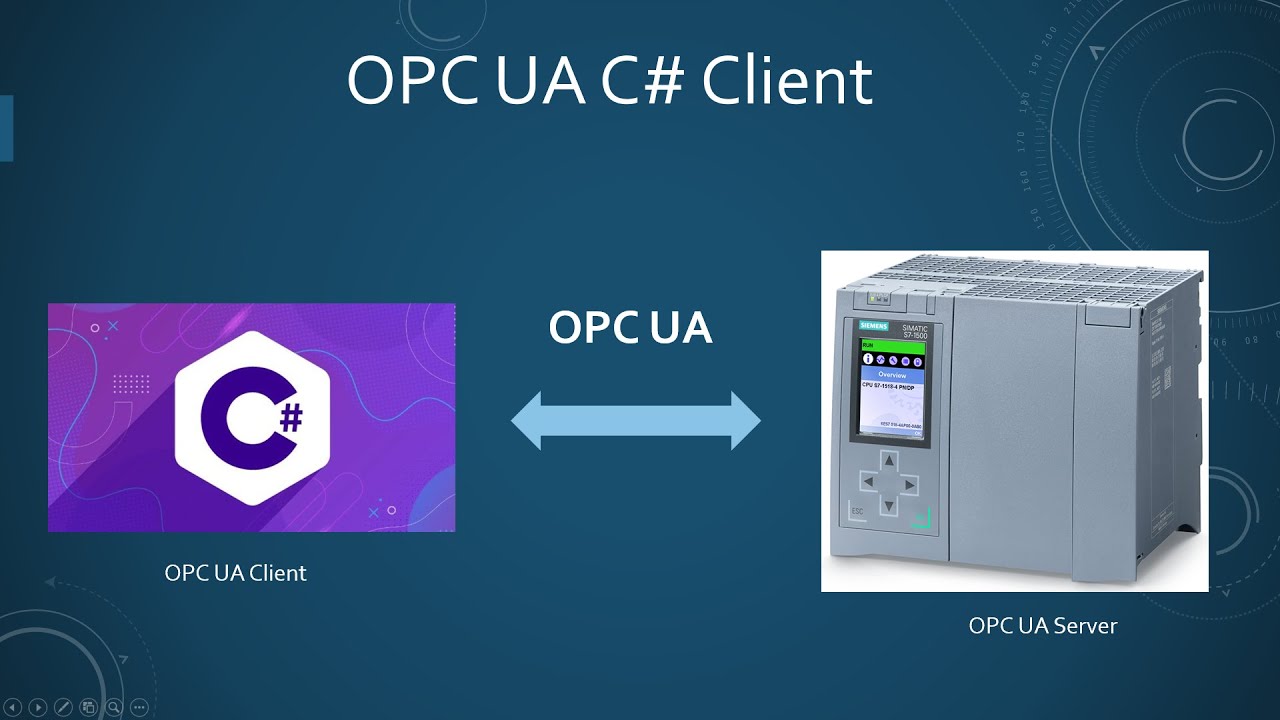 How to create a C# OPC UA client that can connect Siemens PLC S7-1500