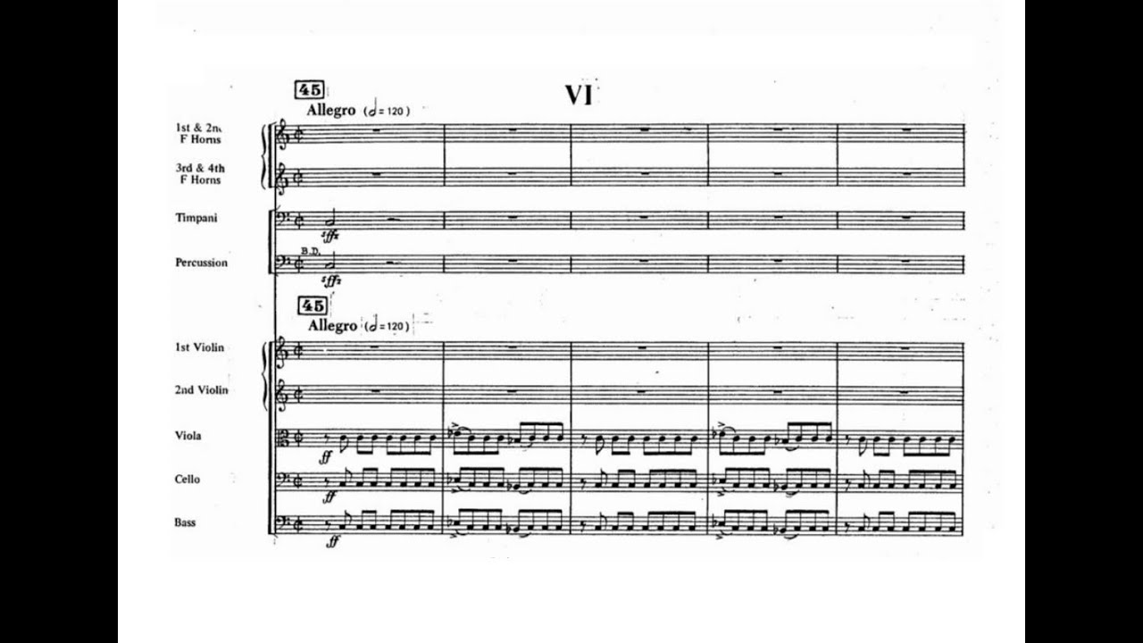 Howard Hanson - Symphony No. 6 [with score]