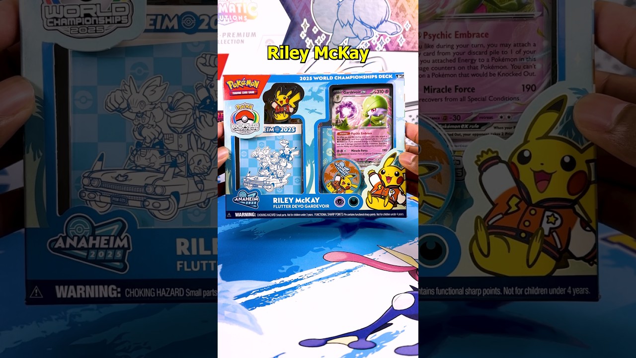 Best Pikachu pin ever🤍🤍 2025 World Championship deck #pokemonmalayalam #pokemontcg