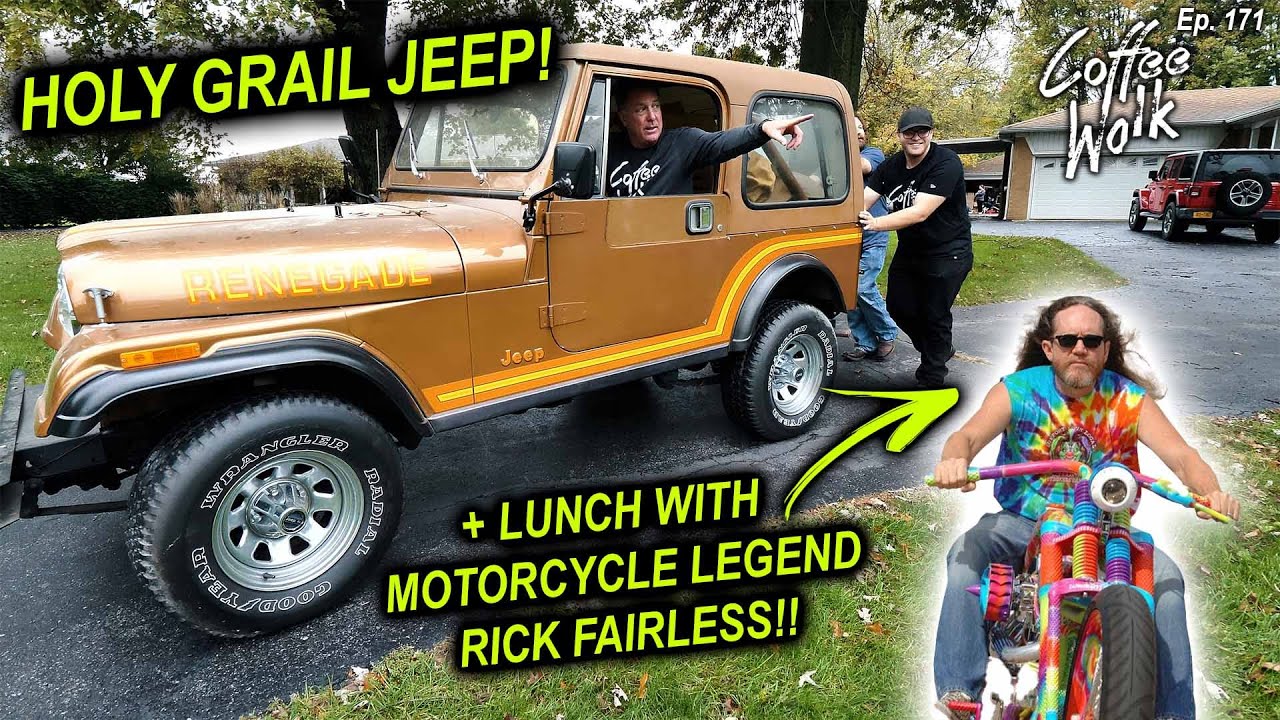FOUND: Holy Grail Jeep + Lunch With Motorcycle Legend Rick Fairless!