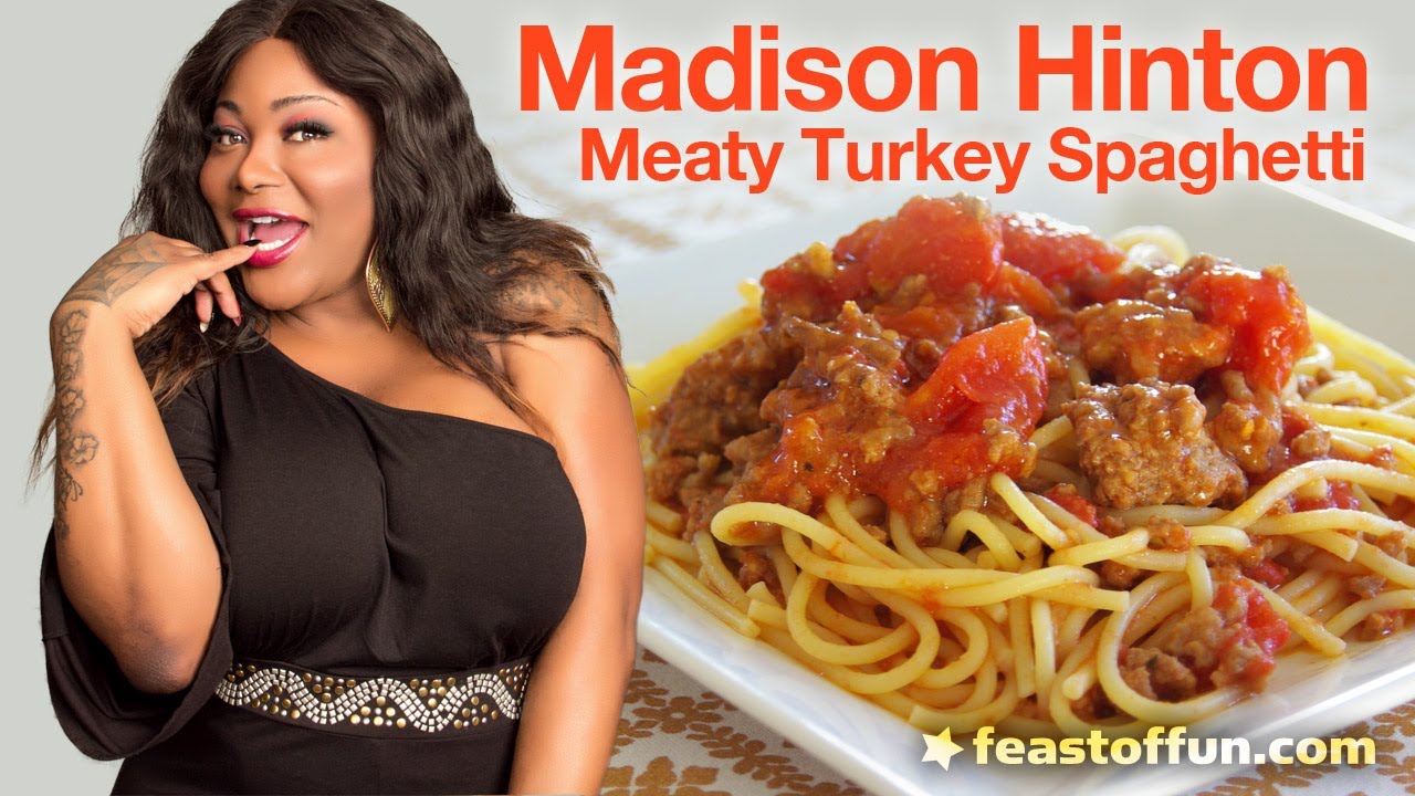 Madison Hinton - Meaty Turkey Spaghetti - Cooking with Sassy Divas