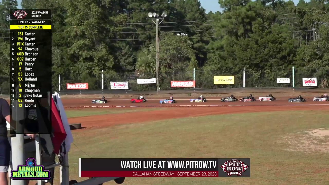 pitrow.tv | LIVE LOOK-IN | WKA Dirt Series | Callahan Speedway | Callahan, FL | September 23, 2023
