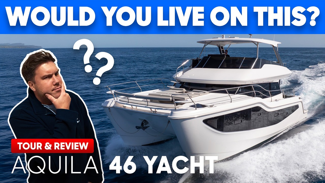 Most Livable Yacht in Its Class? 🧐  Aquila 46 – Tour & Review