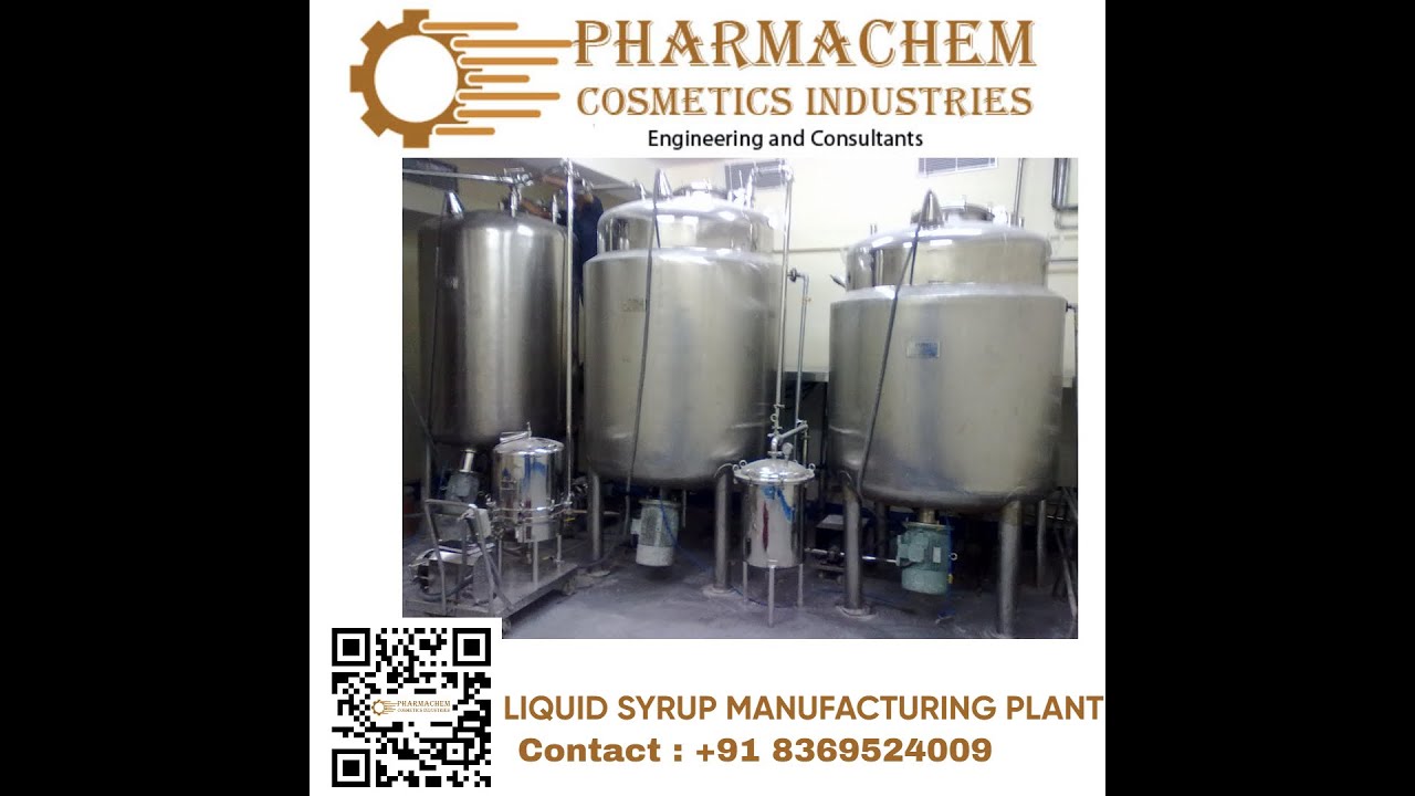 LIQUID ORAL SUGAR SYRUP MANUFACTURING PLANT