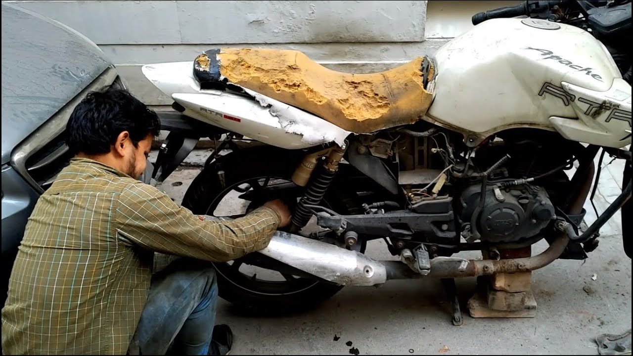Aaj main Apache RTR 180 ko Pura Khol dunga Kuch nhi Chodunga 🤣🏍️😁 Ep 2