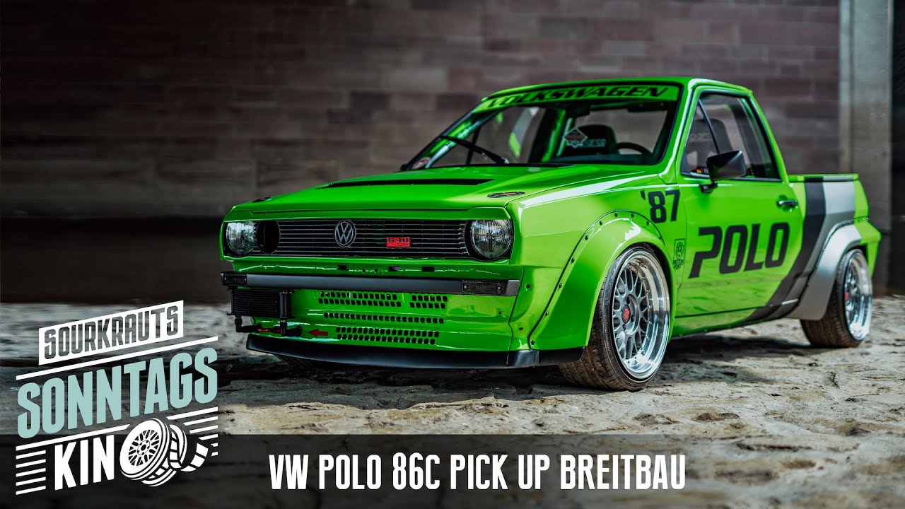 Heftiges UNIKAT! VW Polo 86c Pick up Breitbau  | G40 Turbo | Sourkrauts Sonntagskino