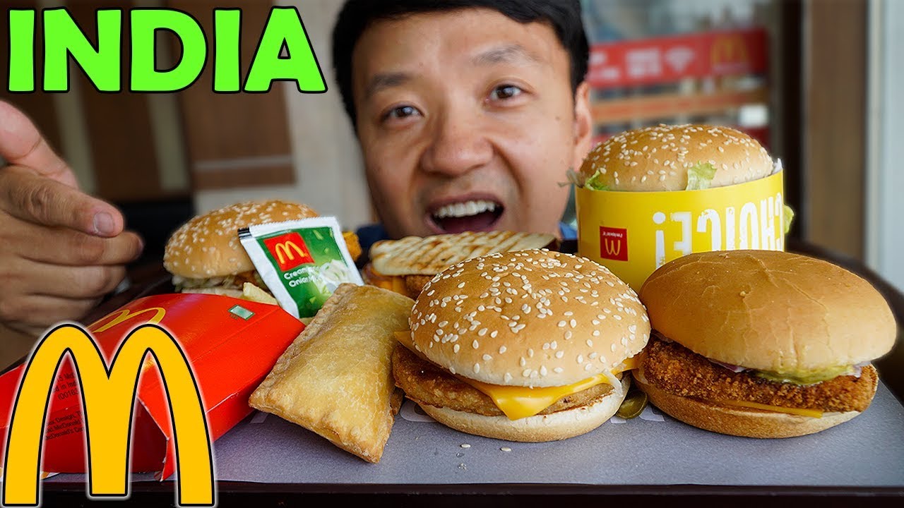 Попробовать завтрак и обед McDonald’s в Индии