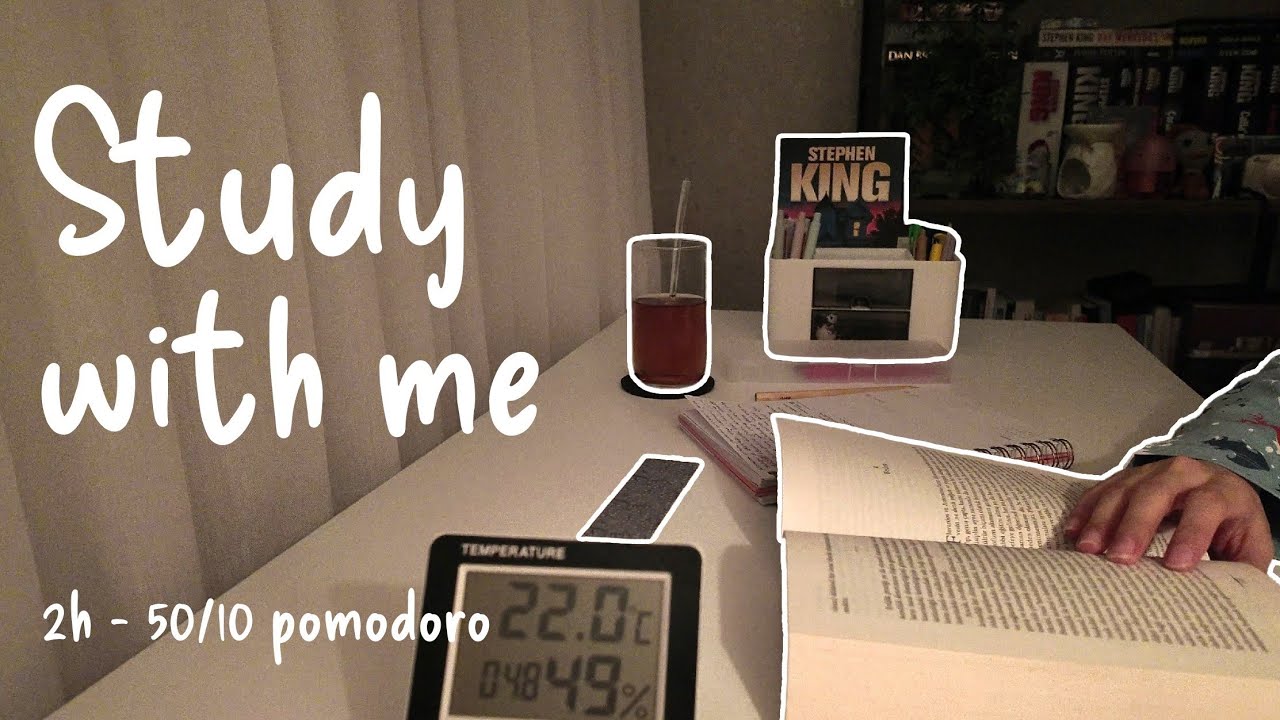 2 HOUR STUDY WITH ME | BEFORE SAHUR STUDY SESSION | 50 / 10 POMODORO