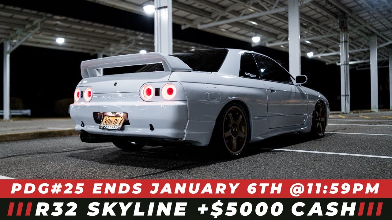 PRIME DRIVEN JDM Car Giveaway #25 - R32 Skyline + $5K CASH!