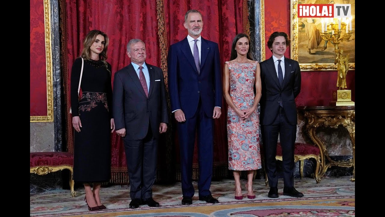 Los reyes de Espa&ntilde;a reciben a los reyes de Jordania en Madrid | &iexcl;HOLA! TV
