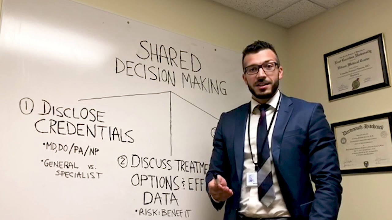 Provider Pearls, Three Practices to Promote Shared Decision Making