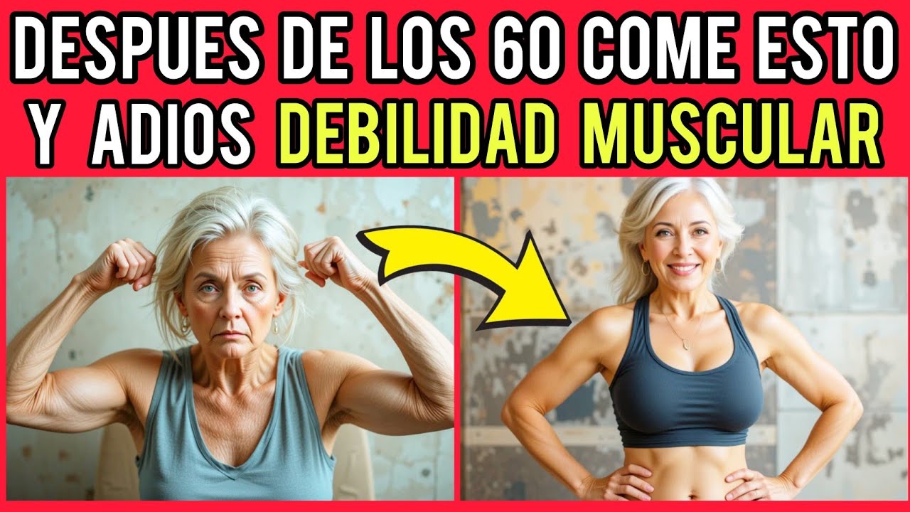 10 ALIMENTOS PARA GANAR M&Uacute;SCULO DESPU&Eacute;S DE LOS 60 A&Ntilde;OS 💪