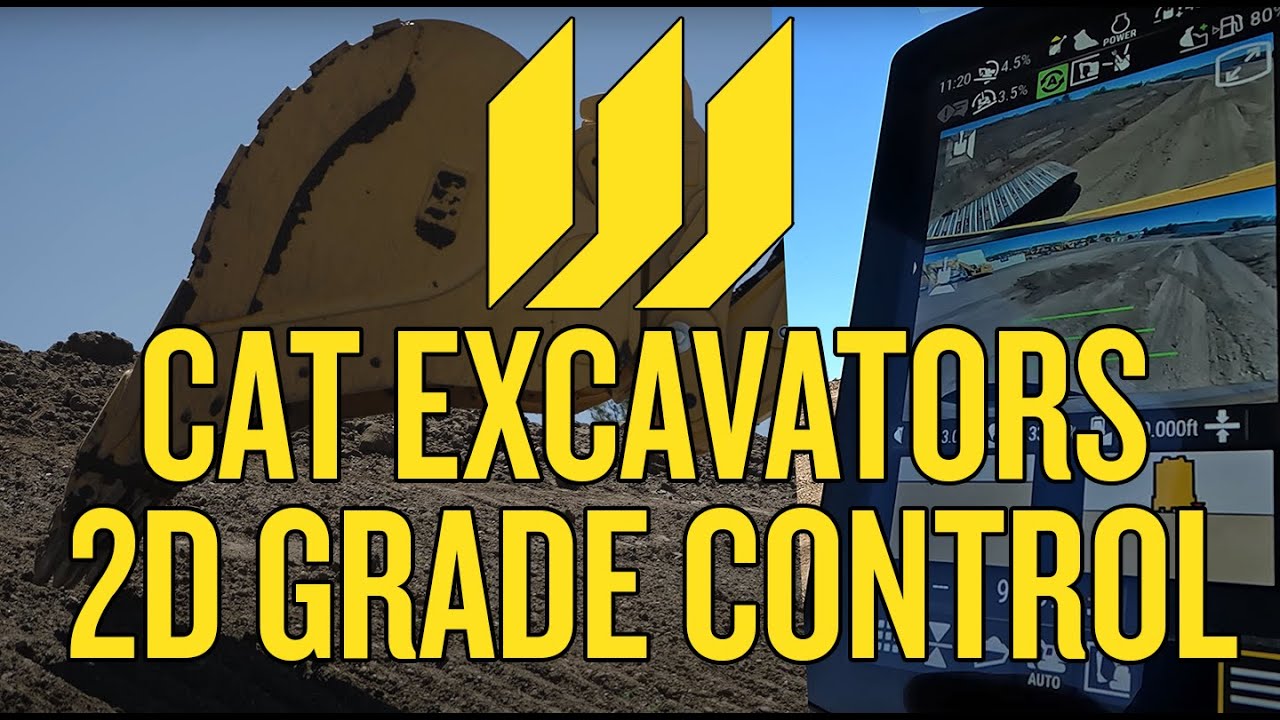 CAT Excavators 2D Grade Control