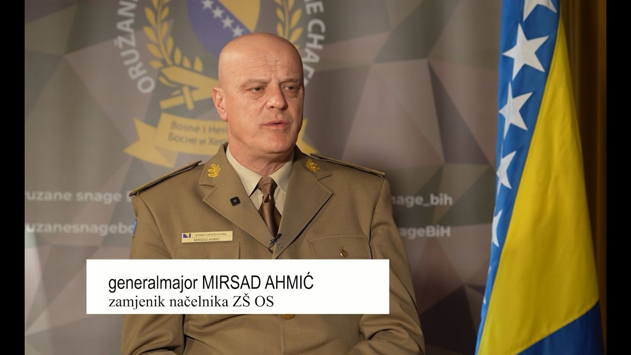 Podcast Postani pripadnik OS BiH  - generalmajor Mirsad Ahmić
