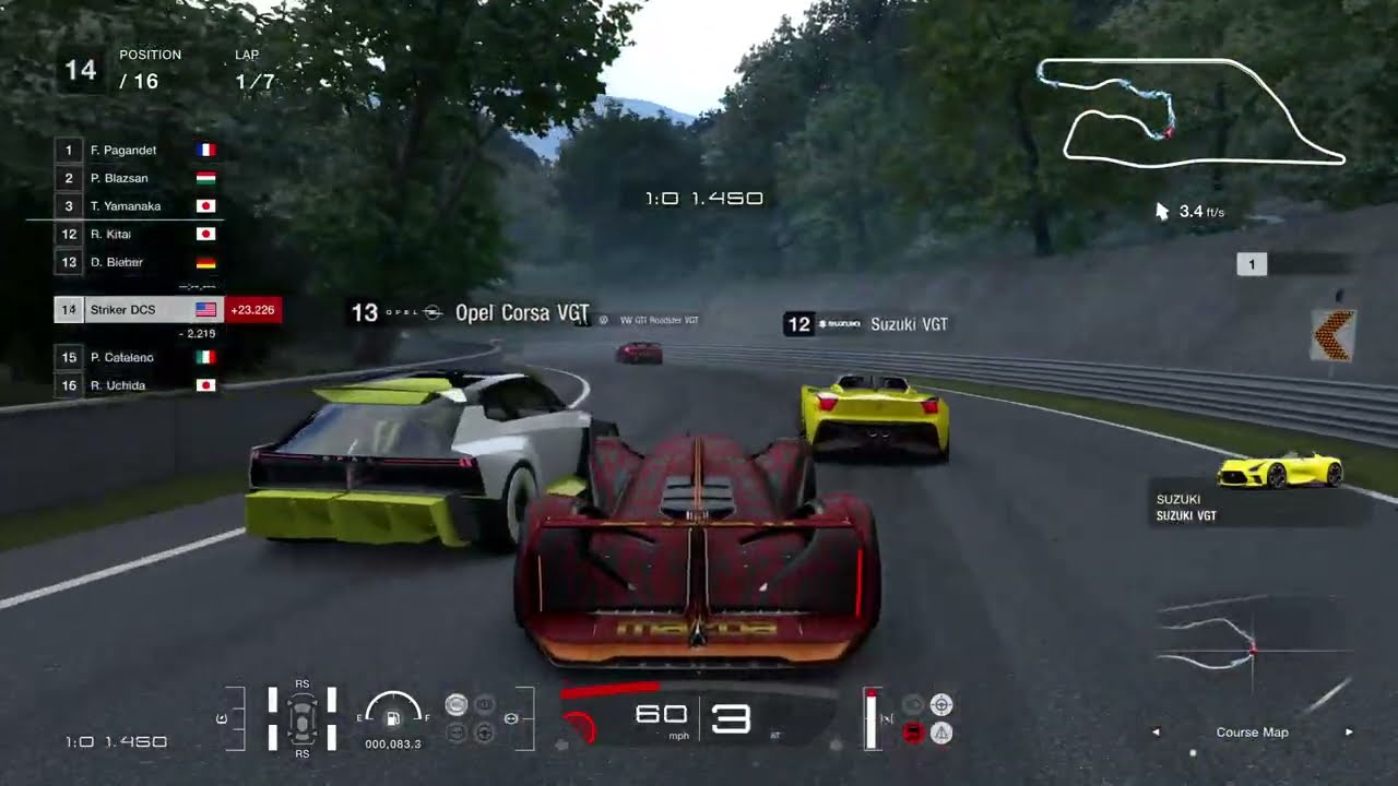 GT7 - Mazda LM55 VGT in Vision Gran Turismo at Deep Forest Raceway