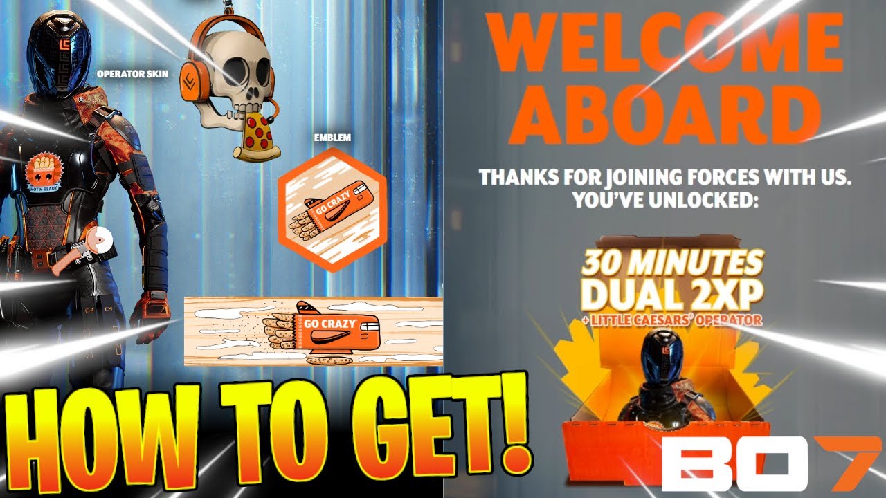 Как получить все награды Little Caesars в Black Ops 7! Как получить скин Little Caesars!