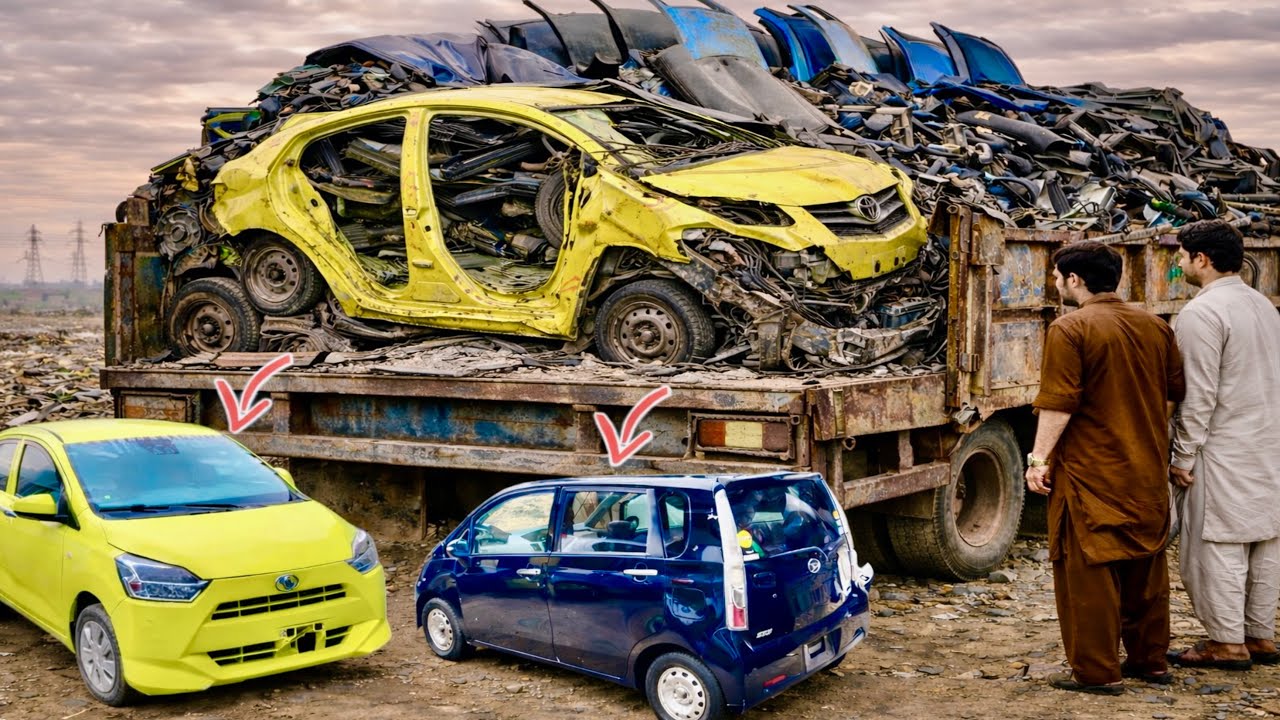 Top (2) Videos Toyota Cars Imported from Japan (Scrap) – Expertly Repaired in Pakistan 