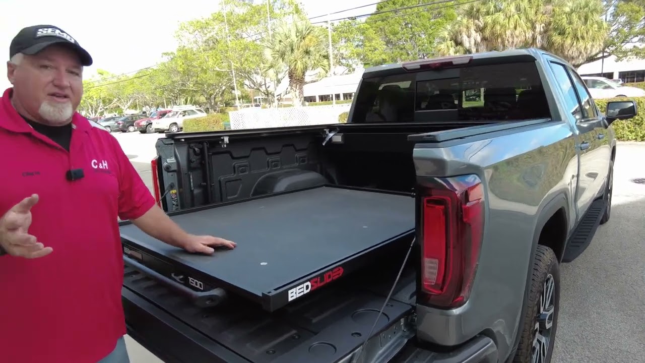 PowerTrax Pro XR & Bedslide 1500 MX on a GMC Sierra AT4 review by C&H Auto Accessories #754-205-4575