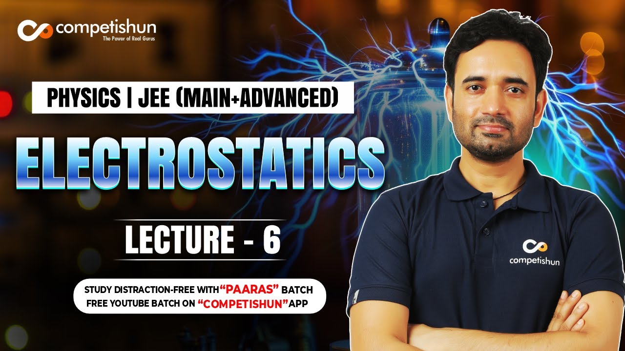 6 Electric Field due to Infinite long wire | Electrostatics Class 12 | JEE Mains & Advanced
