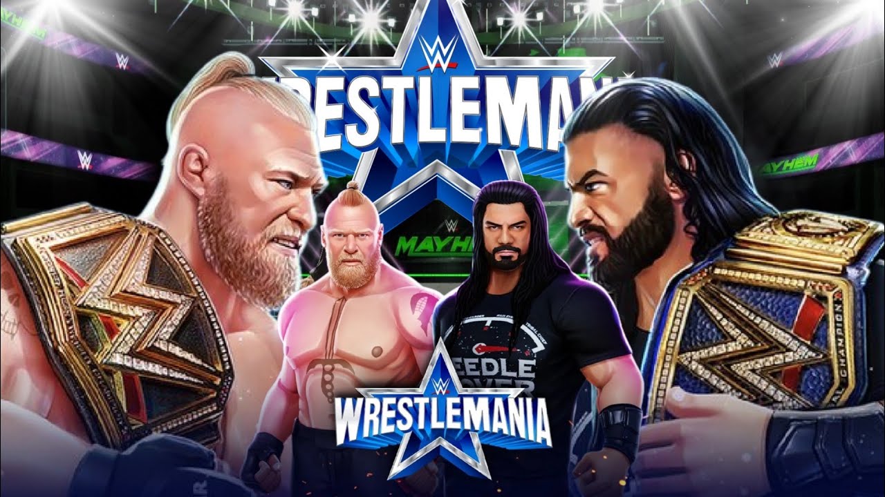 WrestleMania 38 | Чемпион против Чемпиона | Роман Рейнс против Брока Леснара | WWE Mayhem